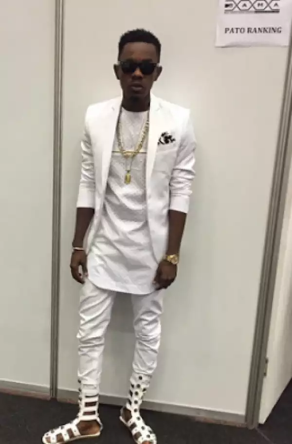 See The Gladiator Sandals Patoranking Wore To MAMAs. Would You Rock It? [See Photos] 